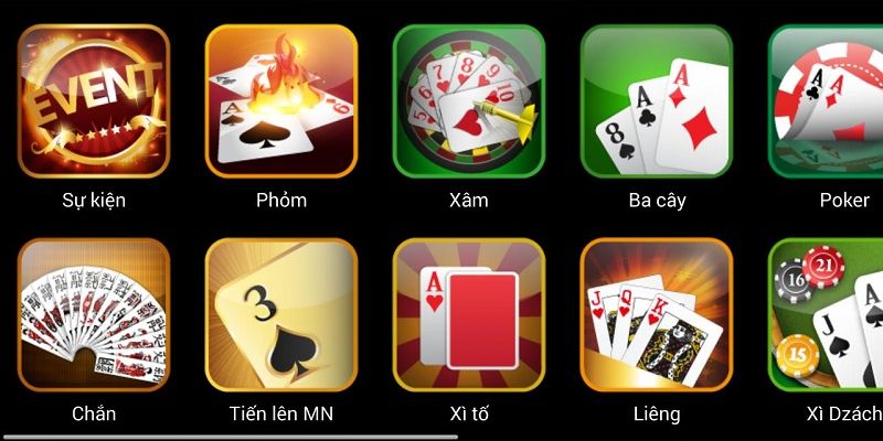 Danh mục game bài King88 đẳng cấp quốc tế